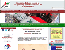 Tablet Screenshot of iraqsolidaridad.org